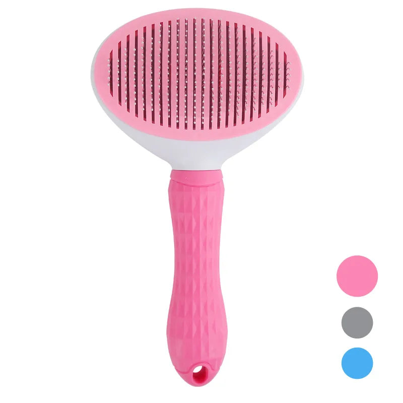 Velmora™ Self-Cleaning Pet Brush – Effortless Fur Removal for Cats & Dogs