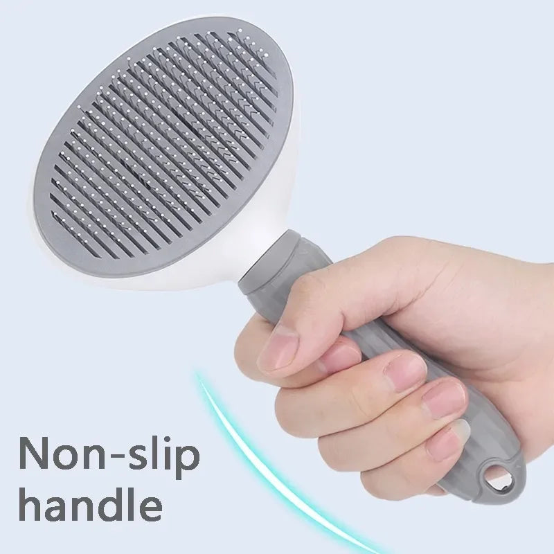 Velmora™ Self-Cleaning Pet Brush – Effortless Fur Removal for Cats & Dogs